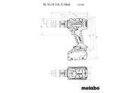 Trapano avvitatore BS 18 LTX-3 BL Q I METAL Metabo 603180840