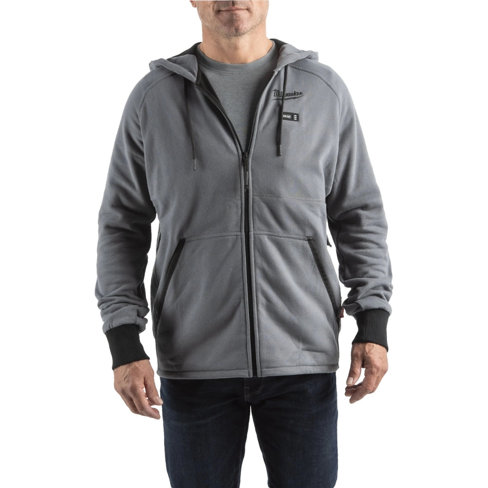 M12™ Heated Hoodie - Grey M12 HHGREY4-0 Milwaukee 