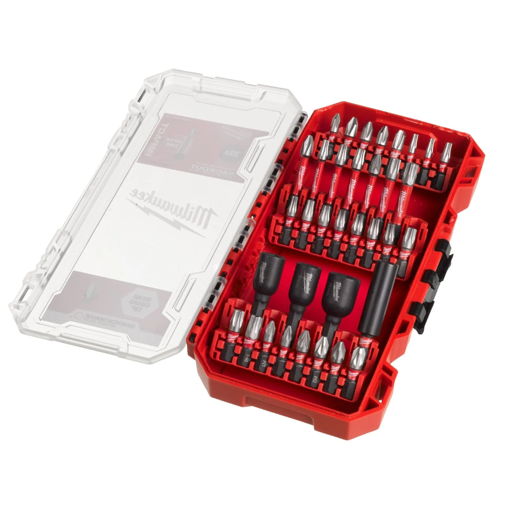 Set Inserti E Punte Con Porta Inserti SHOCKWAVE™ Impact Duty™ Sets Bit Set 35 PEZZI Milwaukee