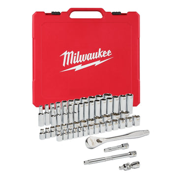 Set Metrico Di Cricchetto E Bussole Da 1/4˝ - 28 Pezzi Milwaukee