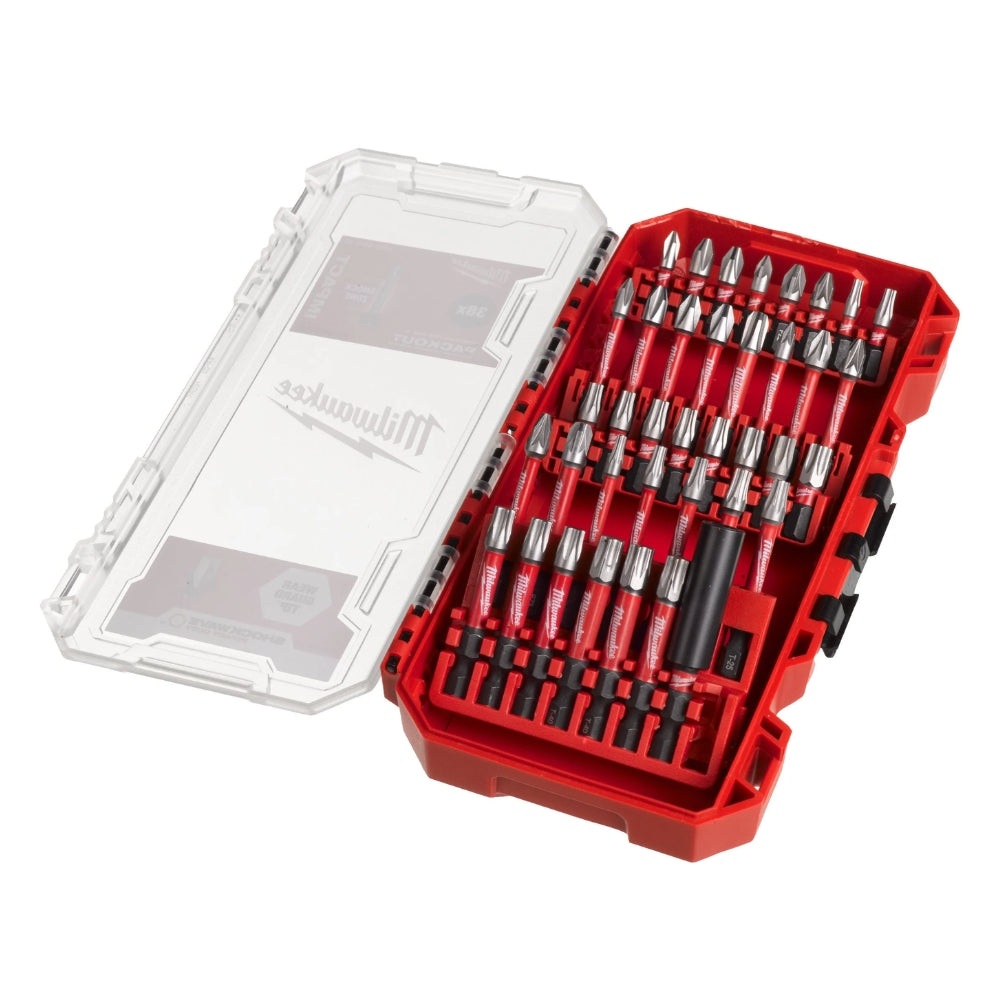 Bit Set and Bits with Bit Holder SHOCKWAVE™ Impact Duty™ Sets Bit Set 38 PIECES Milwaukee 