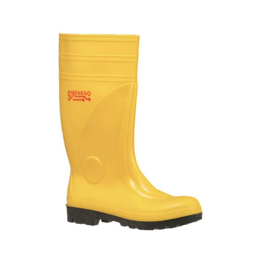 Yellow PVC Safety Boots S5 Overtaking