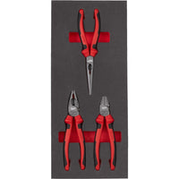 Milwaukee 3 Piece Soft Form Generic Pliers Set