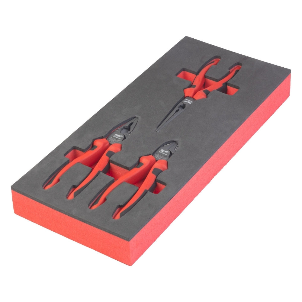 Milwaukee 3 Piece Soft Form Generic Pliers Set