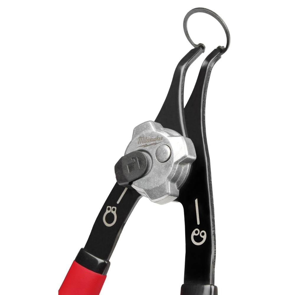 Milwaukee 18° Compact Straight Reversible Snap Ring Pliers 