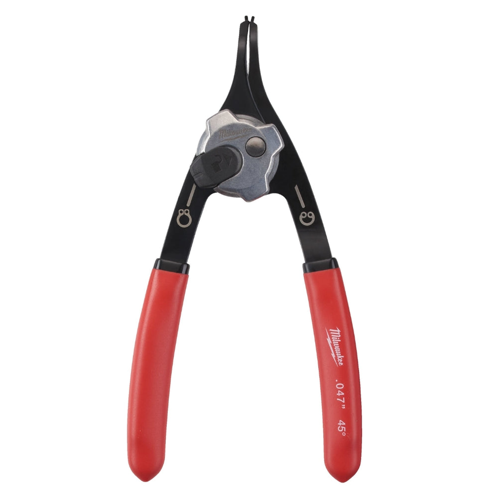 Milwaukee 45° Angled Medium Reversible Snap Ring Pliers 