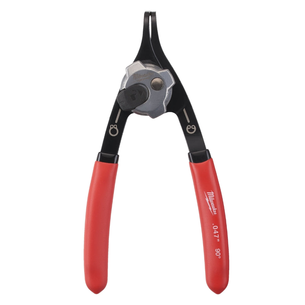 Milwaukee 90° Angled Medium Reversible Snap Ring Pliers 