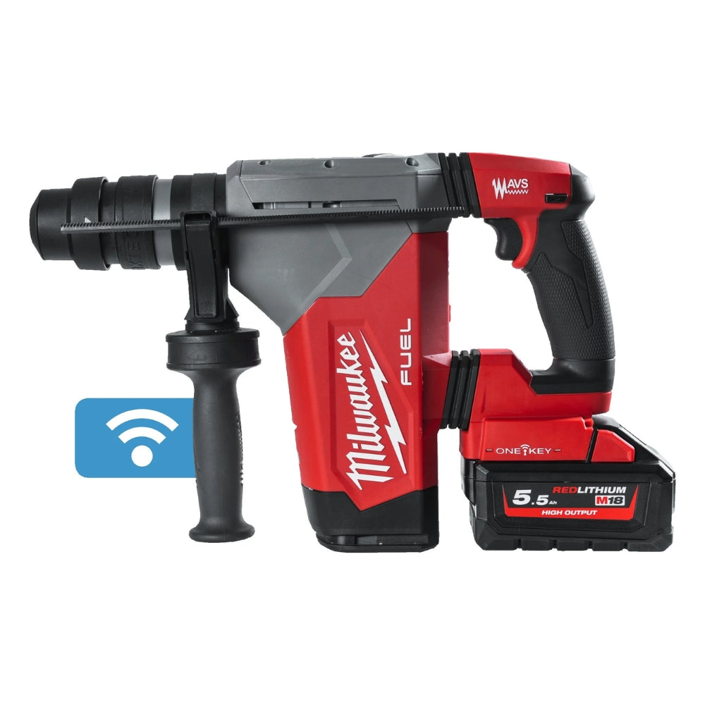 Milwaukee 32MM High Power SDS-Plus Hammer Drill with FIXTEC™ M18 FUEL™ ONE-KEY™ M18 ONEFHPX-552X Chuck 