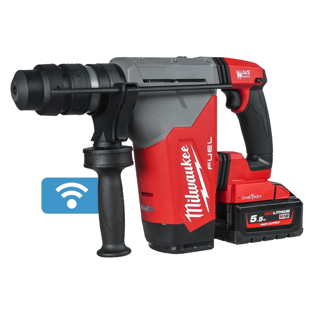 Milwaukee 32MM High Power SDS-Plus Hammer Drill with FIXTEC™ M18 FUEL™ ONE-KEY™ M18 ONEFHPX-552X Chuck 