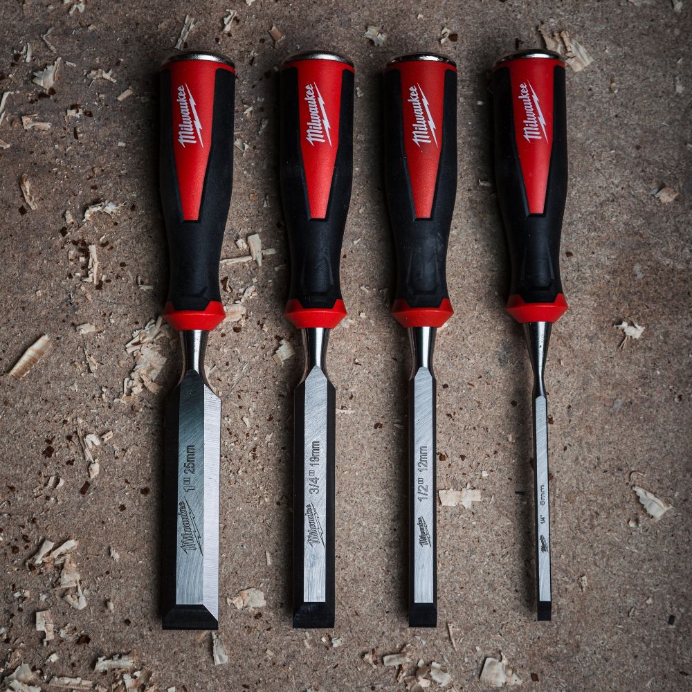 Milwaukee 4 Piece Wood Chisel Set