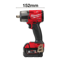 M18 Fuel™ Medium Torque Impact Wrench ½″ F Drive M18 FMTIW2F12-502X Milwaukee 