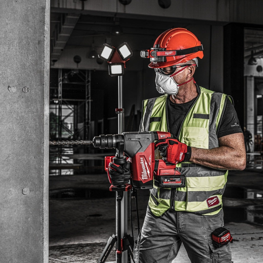 Milwaukee 32MM High Power SDS-Plus Hammer Drill with FIXTEC™ M18 FUEL™ ONE-KEY™ M18 ONEFHPX-552X Chuck 