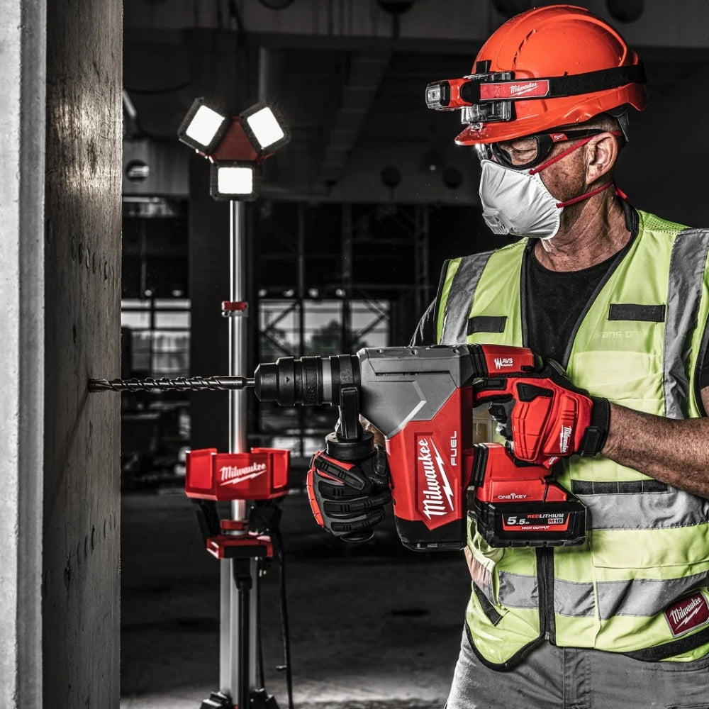 Milwaukee 32MM High Power SDS-Plus Hammer Drill with FIXTEC™ M18 FUEL™ ONE-KEY™ M18 ONEFHPX-552X Chuck 