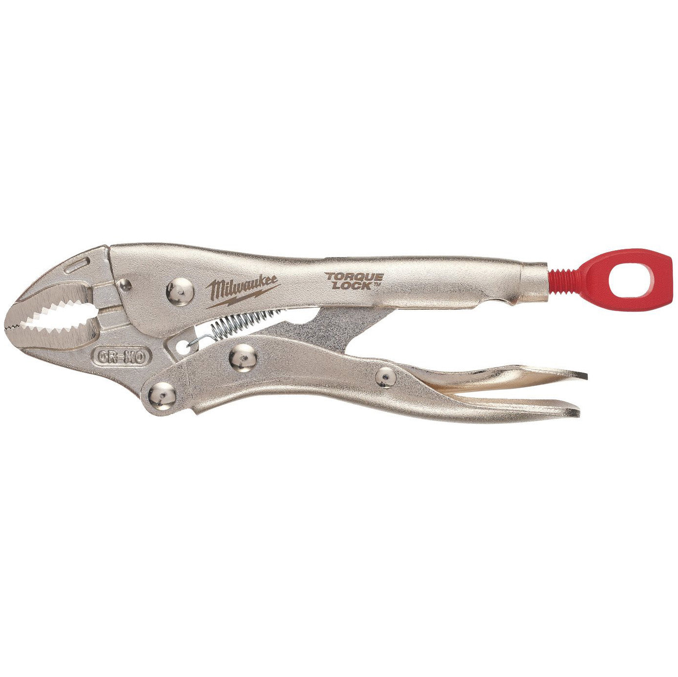 Milwaukee Torque Lock™ Curved Jaw Pliers with 5''/127mm Cutter 