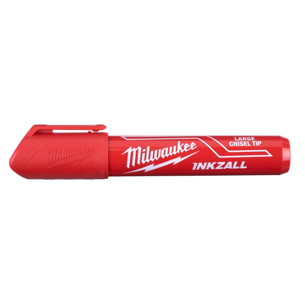 Permanent Marker Broad Tip Red L - INKZALL Milwaukee 