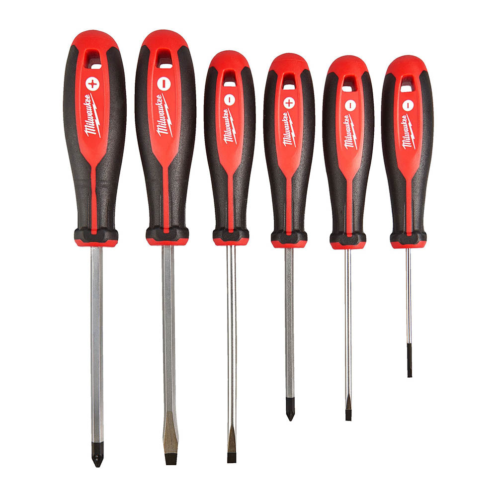 Set No.1 Milwaukee Screwdrivers 6 Pieces 