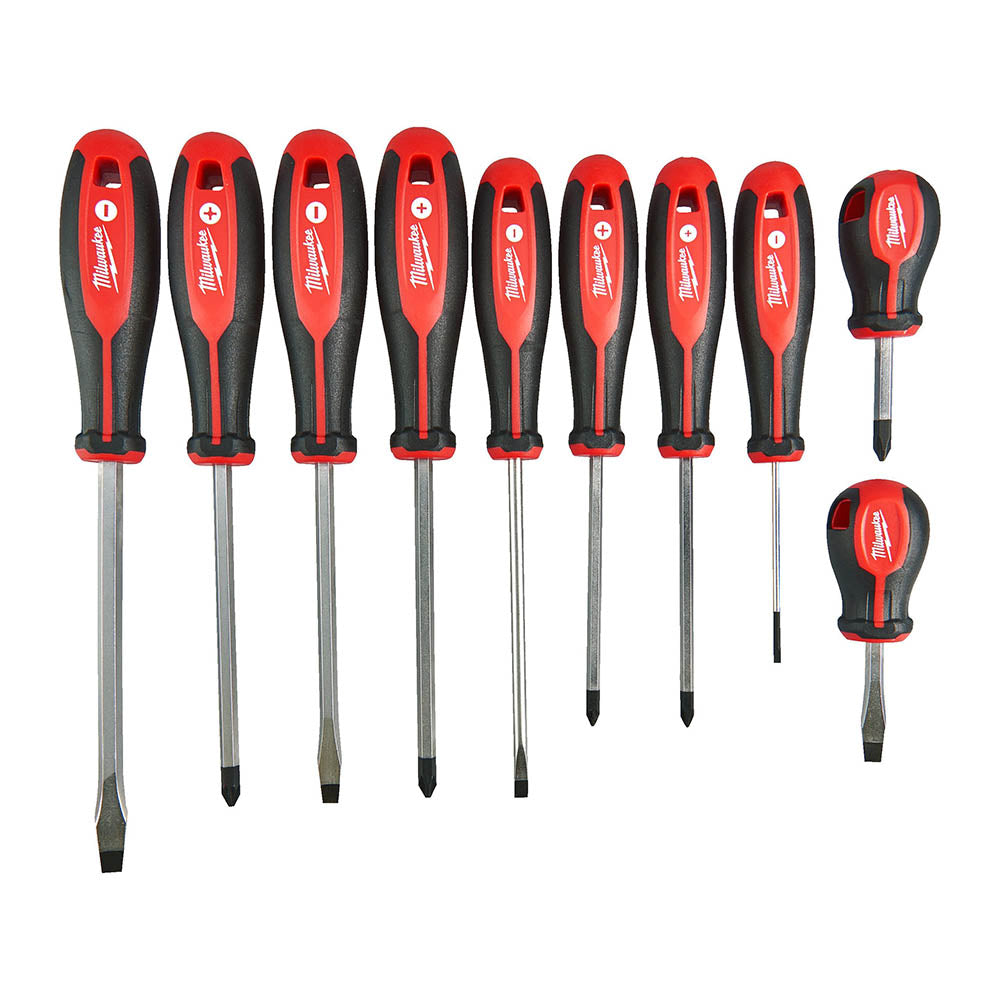 Milwaukee 10 Piece Screwdriver Set 