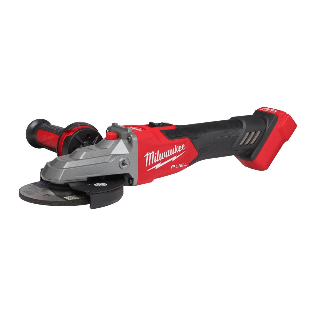 Milwaukee M18 Fuel™ 125mm Flat Head Angle Grinder with Slide Switch and Brake M18 FSAGF125XB-0X 