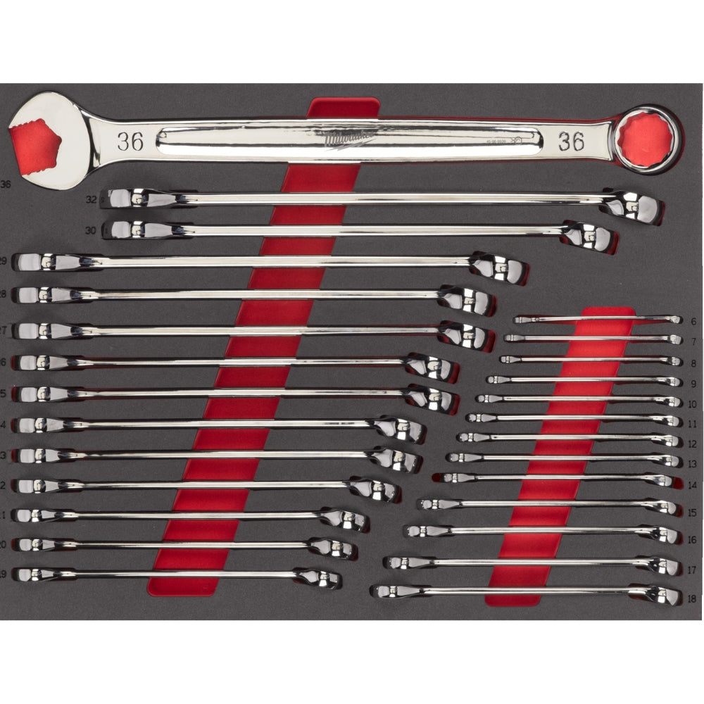 Milwaukee 27 Piece Soft Module Maxbite Combination Wrench Set 