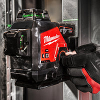 Milwaukee M12™ 3-Line 360° Green Linear Laser M12 3PL-0C 