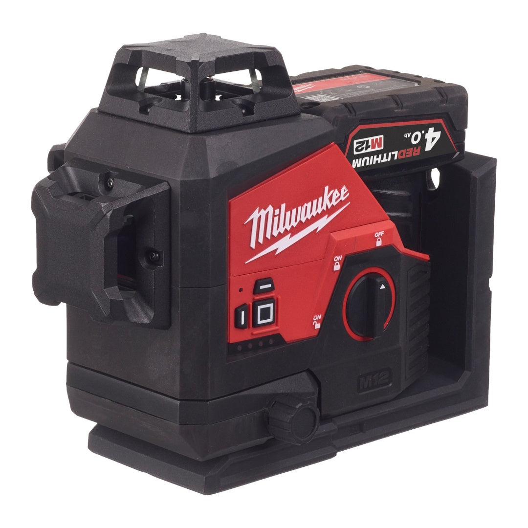 Milwaukee M12™ 3-Line 360° Green Linear Laser M12 3PL-401C 