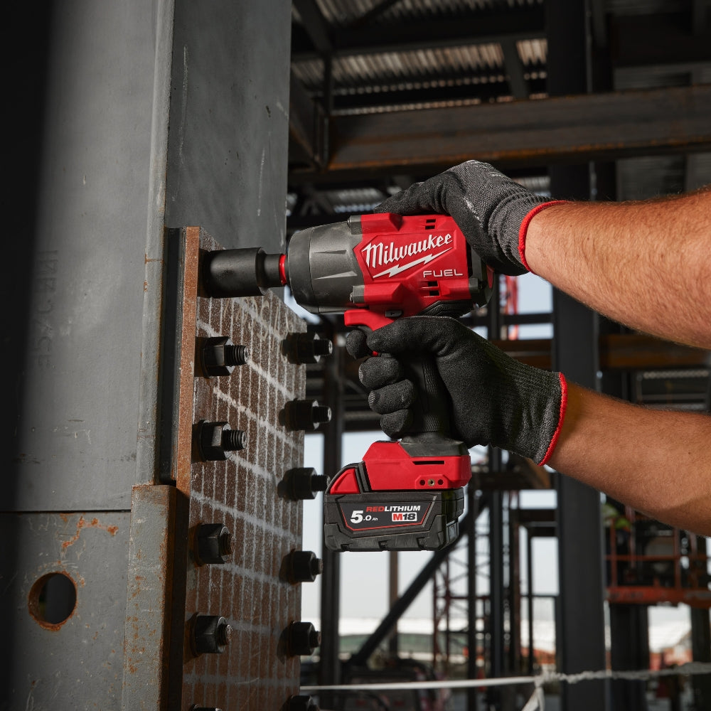 Milwaukee M18 FUEL™ ½″ High Torque Impact Wrench with M18 Friction Ring FHIW2F12-502X