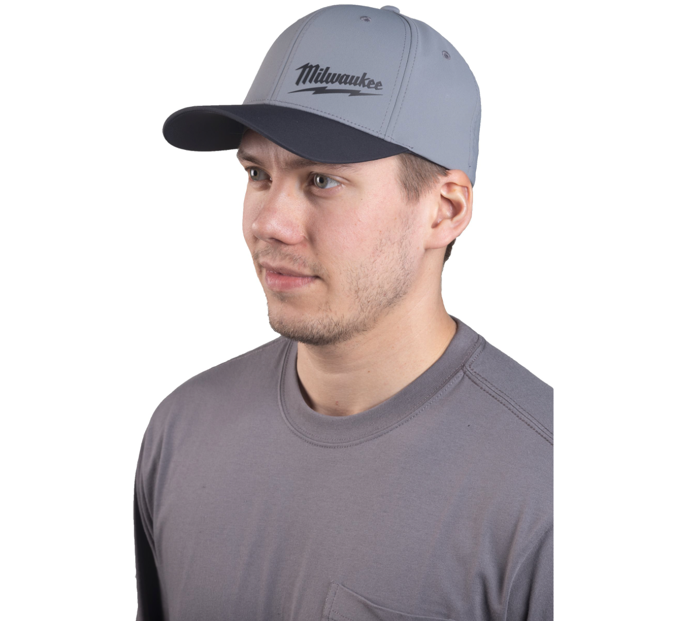 BCPDGR Milwaukee Dark Grey/Light Grey Performance Cap 