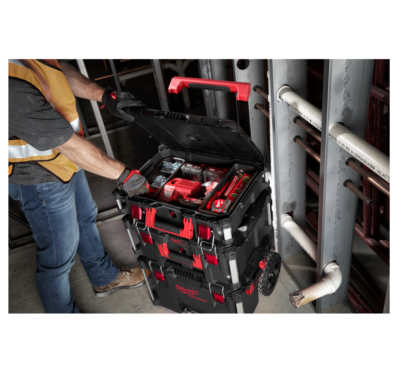 Tool Boxes Trolley PACKOUT™ Starter Set - 3 PIECES Milwaukee 