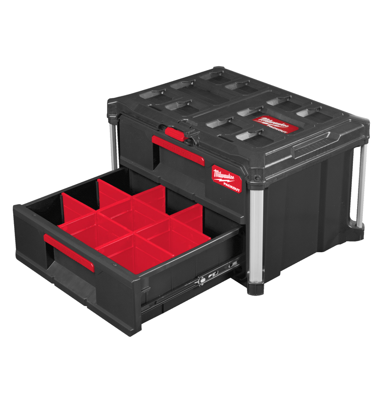 Cassettiera Portautensili Con 2 Cassetti  PACKOUT™ Milwaukee