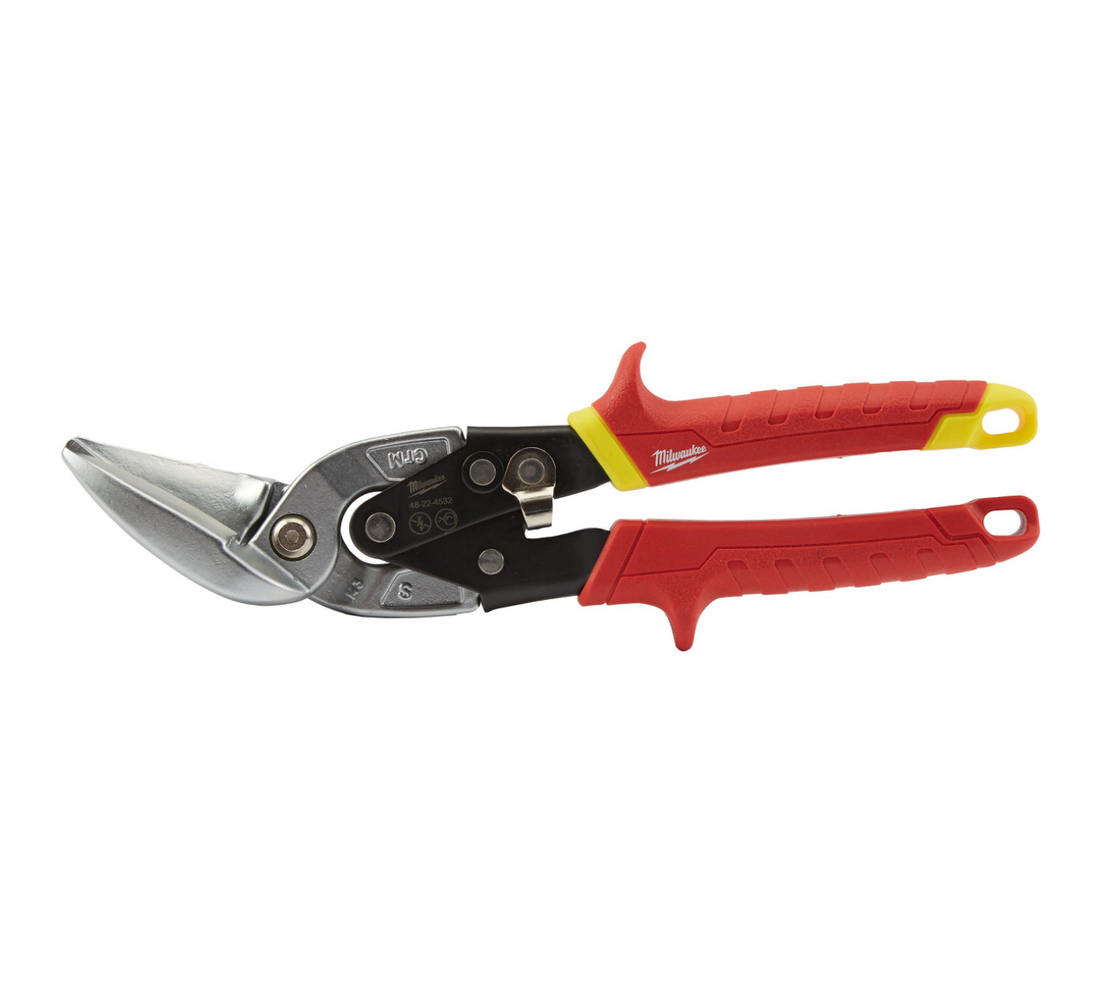 Milwaukee Straight Cut Curved Blade Double Lever Shears 