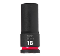 Chiave A Bussola A Macchina 18MM Da 1/2" Lunga - Shockwave™ Impact Duty Impact Sockets Milwaukee 4932480336