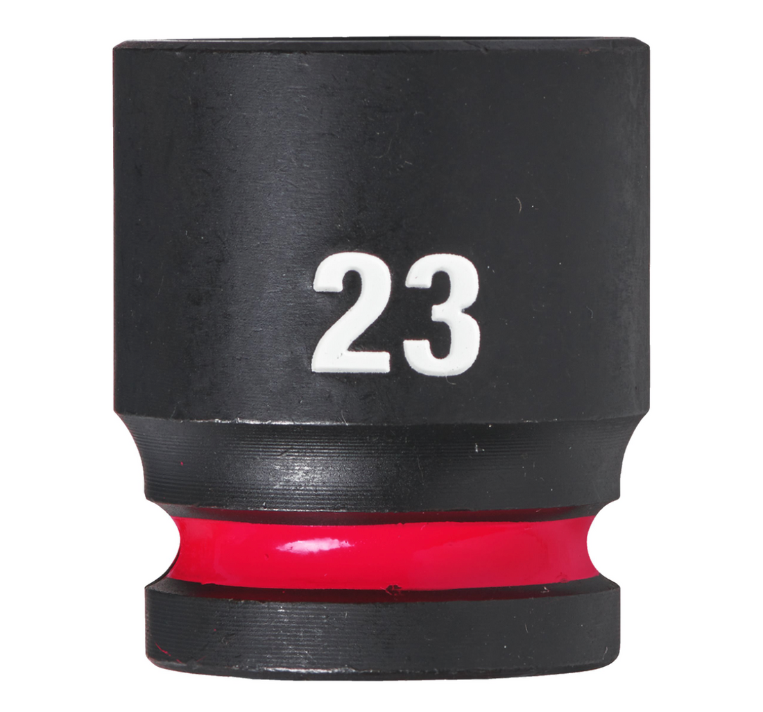 Chiave A Bussola A Macchina 23MM Da 1/2" Corta - Shockwave™ Impact Duty Impact Sockets Milwaukee 4932480317