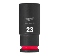 Chiave A Bussola A Macchina 23MM Da 1/2" Lunga - Shockwave™ Impact Duty Impact Sockets Milwaukee 4932480341