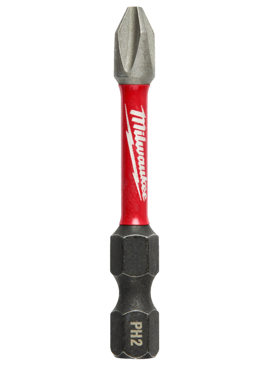 Inserto Per Avvitatori Ad Impulsi Bit Shockwave PH2 Lunghezza 50MM Milwaukee