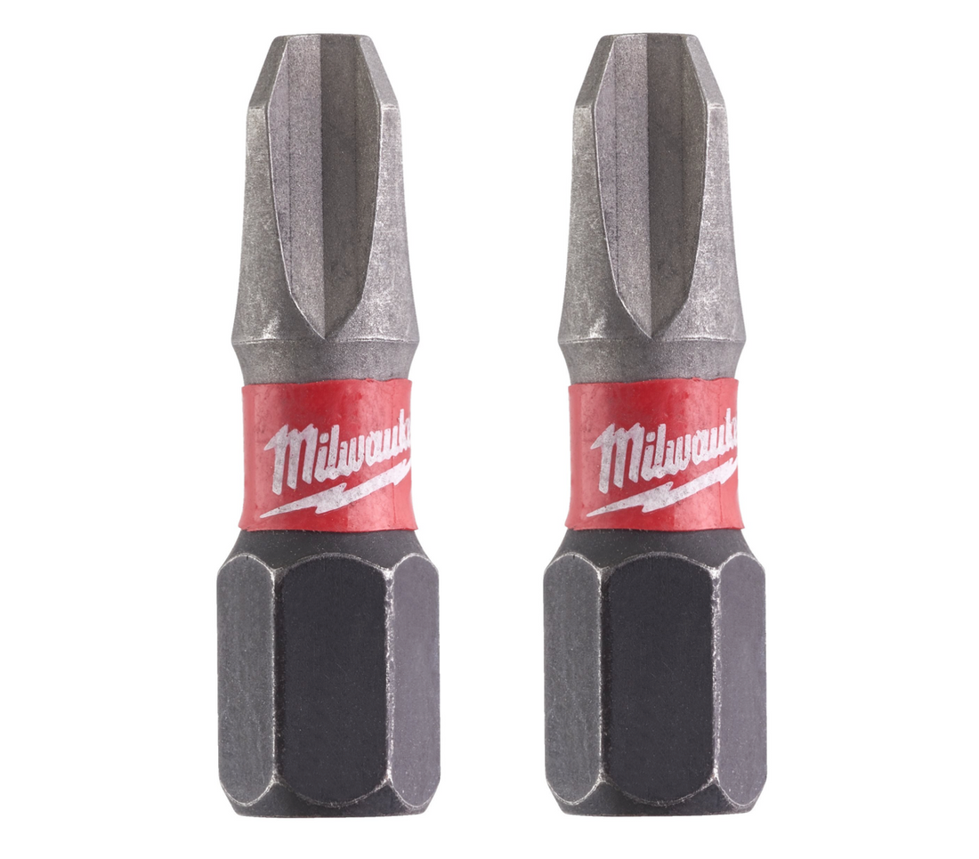 Inserto Per Avvitatori Ad Impulsi Bit Shockwave PH3 Lunghezza 25MM 2 PEZZI Milwaukee