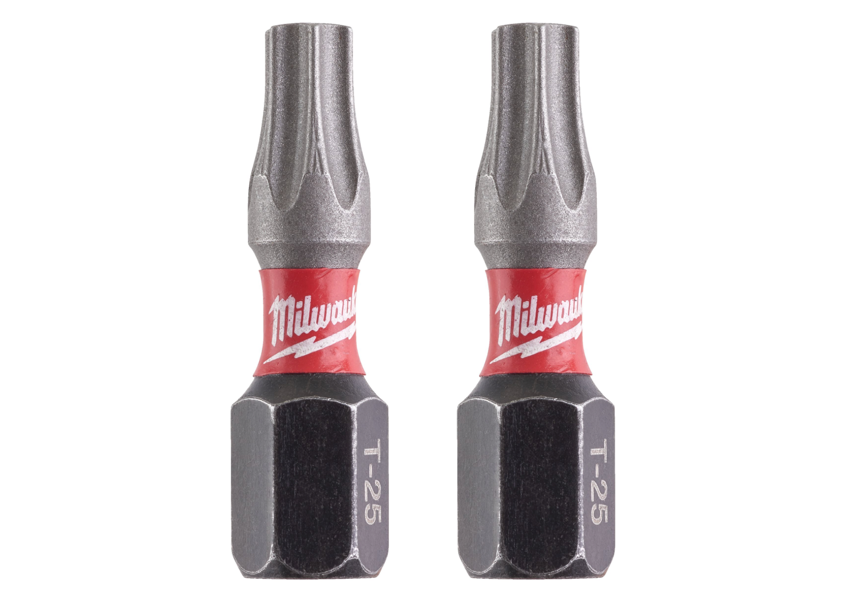 Inserto Per Avvitatori Ad Impulsi Bit Shockwave Torx TX25 Lunghezza 25MM 2 PEZZI Milwaukee