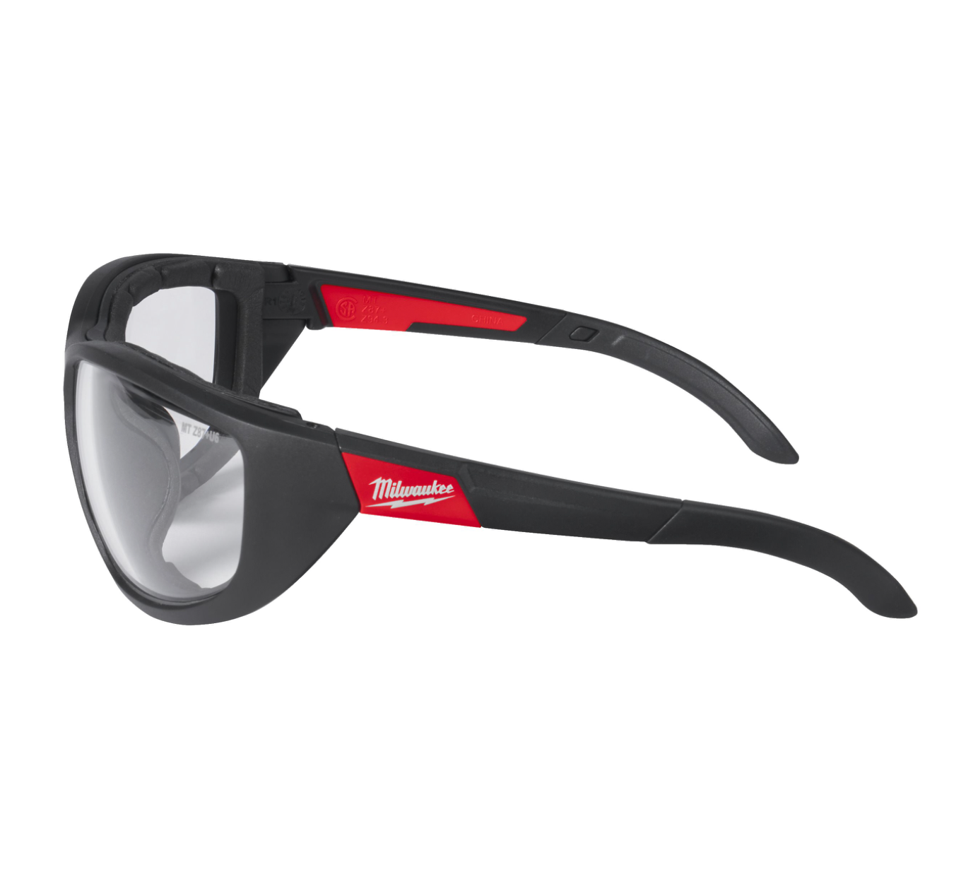 Milwaukee PREMIUM Safety Glasses With Foam Insert 