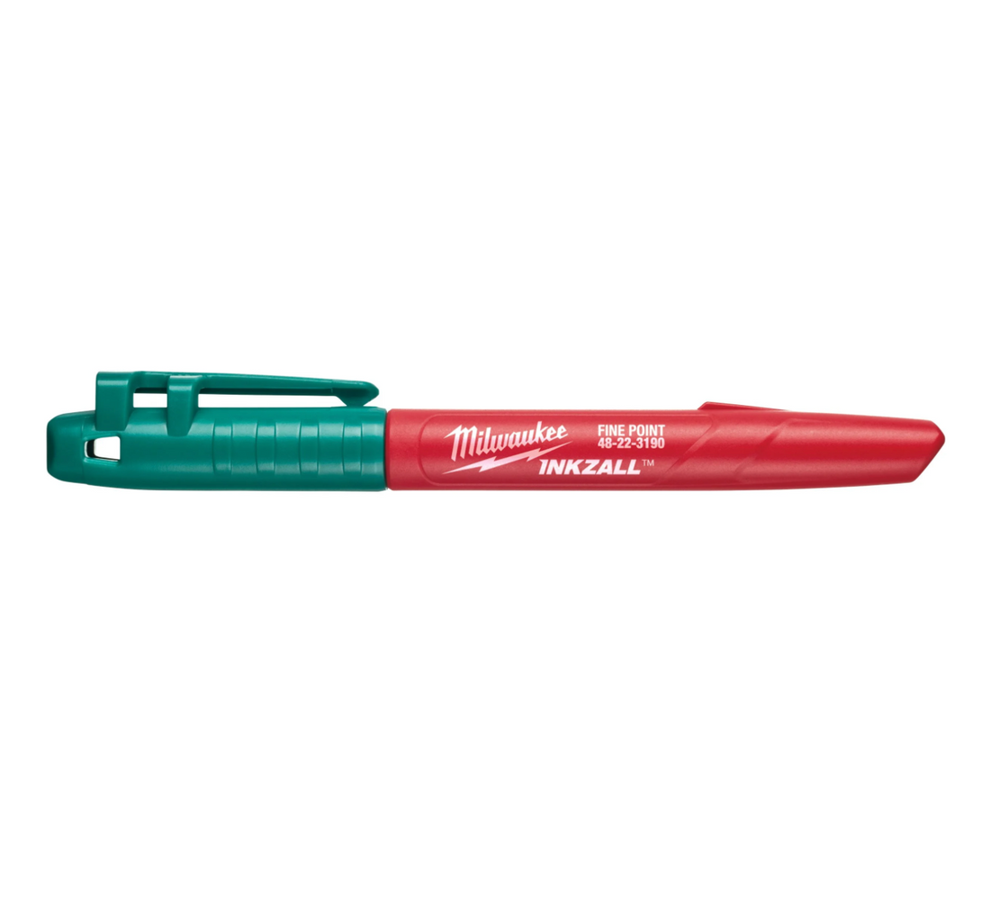 INKZALL™ Permanent Marker Green Fine Tip Milwaukee 