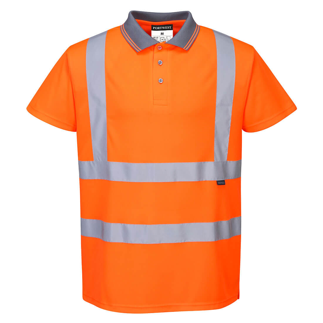 Polo Alta Visibilità Arancione Portwest RT22 Hi-Vis