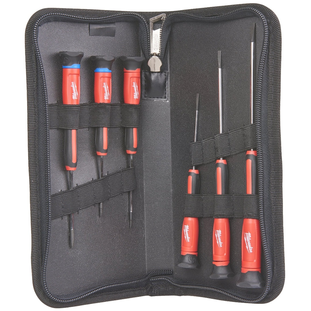 Milwaukee 6 Piece Precision Screwdriver Set 