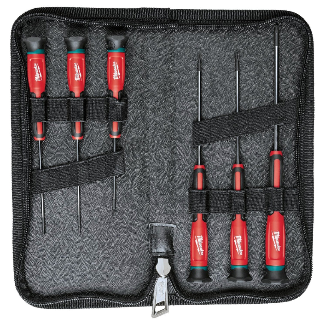 Milwaukee 6 Piece Torx Precision Screwdriver Set 