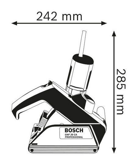 Scanalatrice 520W Disco 150MM GNF 20 CA Bosch Professional