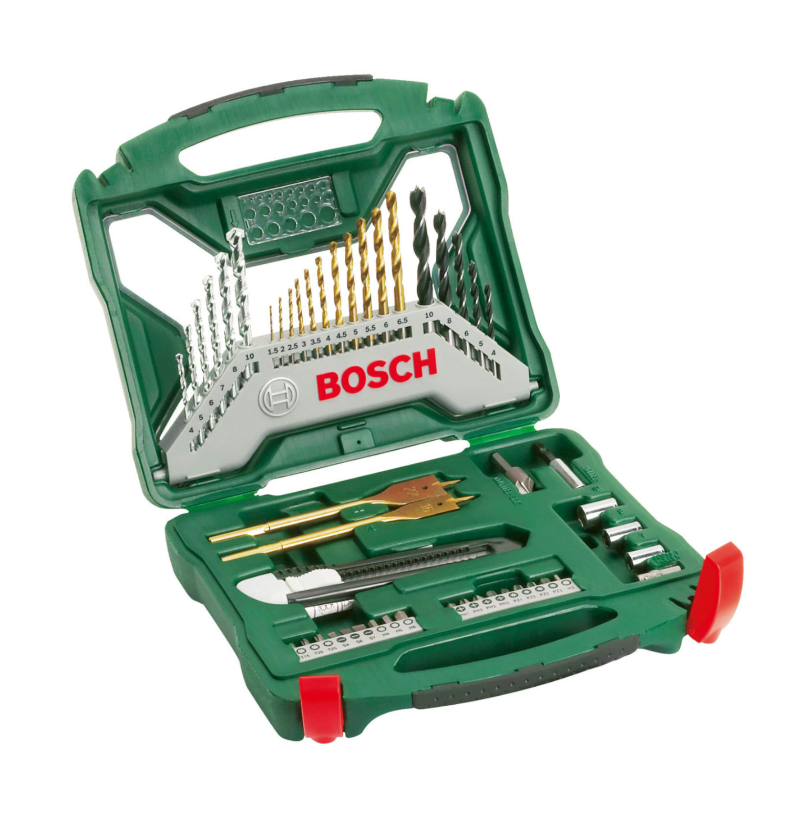 Bosch 2607019327 X-line Drill Bit and Screwdriver Bit Set 50 Pieces