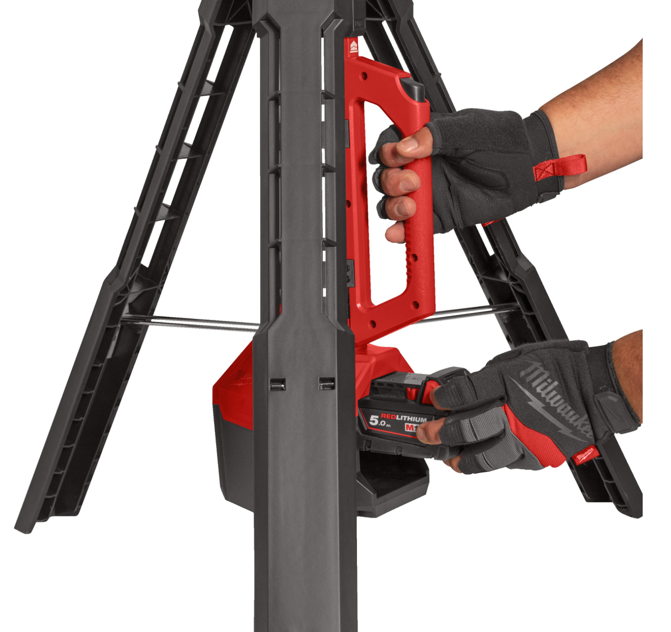 Milwaukee M18 SAL2-0 2,800 Lumen Multi-Directional LED Light Tower With Tripod 