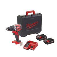 Milwaukee M18 CBLPD-202C 18V Compact Brushless Cordless Impact Drill