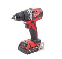 Milwaukee M18 CBLPD-202C 18V Compact Brushless Cordless Impact Drill