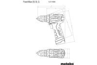 POWERMAXX BS BL Q Drill Driver + 2X Batteries 12 V 2.0 Ah + Charger LC 40 Metabo 601749500 